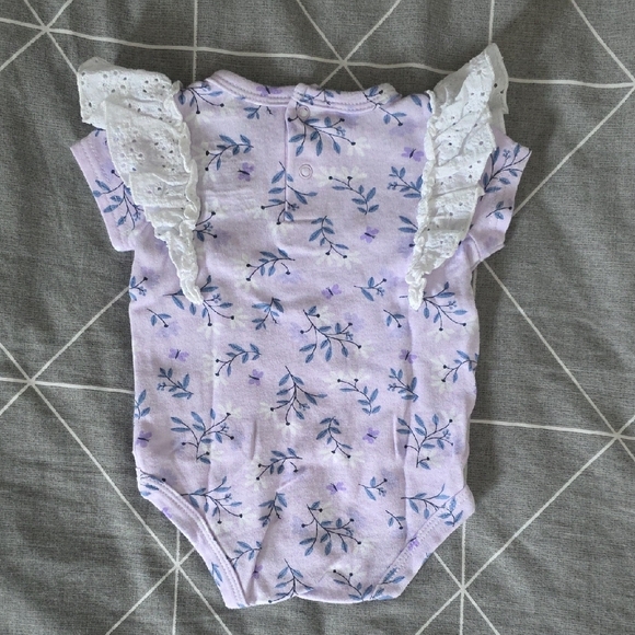 Floral Kids Matching Set with Ruffle Sleeves - Picture 5 of 8